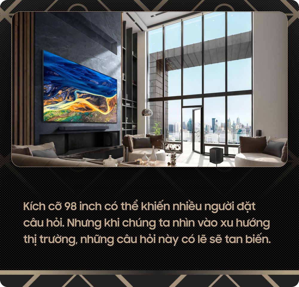 "Dũng khí" giúp Samsung tự tin thương mại hóa TV kích cỡ 98 inch- Ảnh 1.