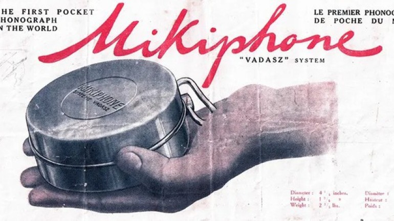 Mikiphone 1924: 'Máy nghe nhạc' bỏ túi đầu tiên trên thế giới