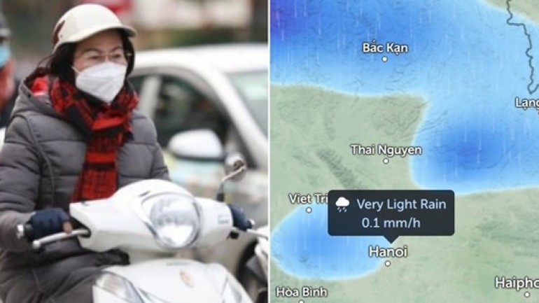 Thủ đô Hà Nội sẽ mưa mấy ngày trong đợt rét đậm rét hại và hôm nào mưa nhiều nhất?