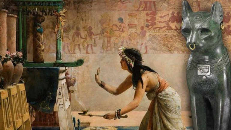 Người Ai Cập từng thua trận vì kẻ thù của họ có mèo trên khiên