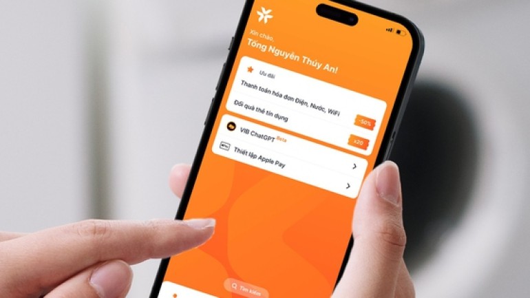 Tăng trưởng 200% thanh toán dịch vụ thiết yếu trên ứng dụng MyVIB
