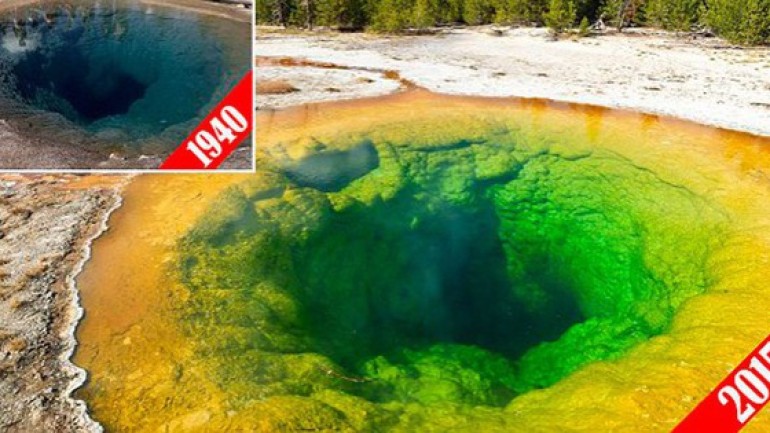 Hồ Morning Glory của Yellowstone 'lột xác' thành màu cầu vồng vì một lý do mà chẳng ai ngờ tới