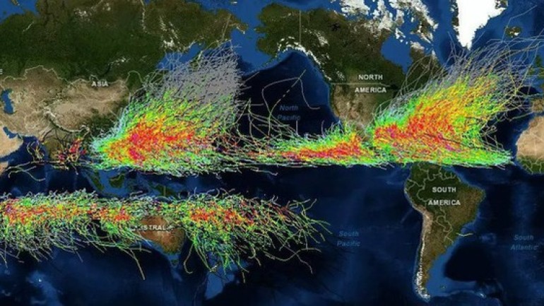 Hiệu ứng Coriolis: Vì sao các cơm bão không bao giờ vượt qua được đường xích đạo?